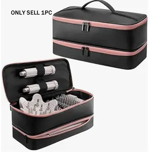 Hair Tool Kit Storage Box, Travel Handbag for Hair Dryer and Curling Iron, Shockproof Hair Styling Tools Organizer, Portable Salon Bag