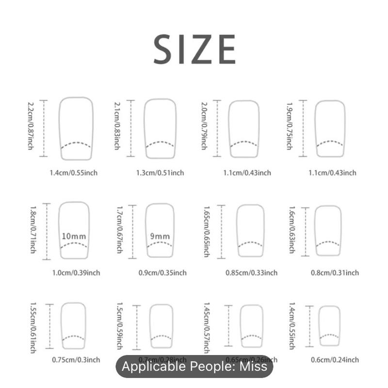 24pcs White French Tip Fake Nails, Blue Glitter Press On Nails With Heart And Sequin Design, Glossy Pink Glue On Nails Set, Full Cover Short Square False Nails For Women And Girls Nail Art Nail Care Nail Polish Polish Cutics Manicure Cosmetic