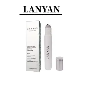 LANYAN 360° Massage Eye Serum Cream Roller | Fade Dark Circles, Anti-Puffiness, Anti-Wrinkle, Smooth Fine Lines | Gentle Cooling Eye Care