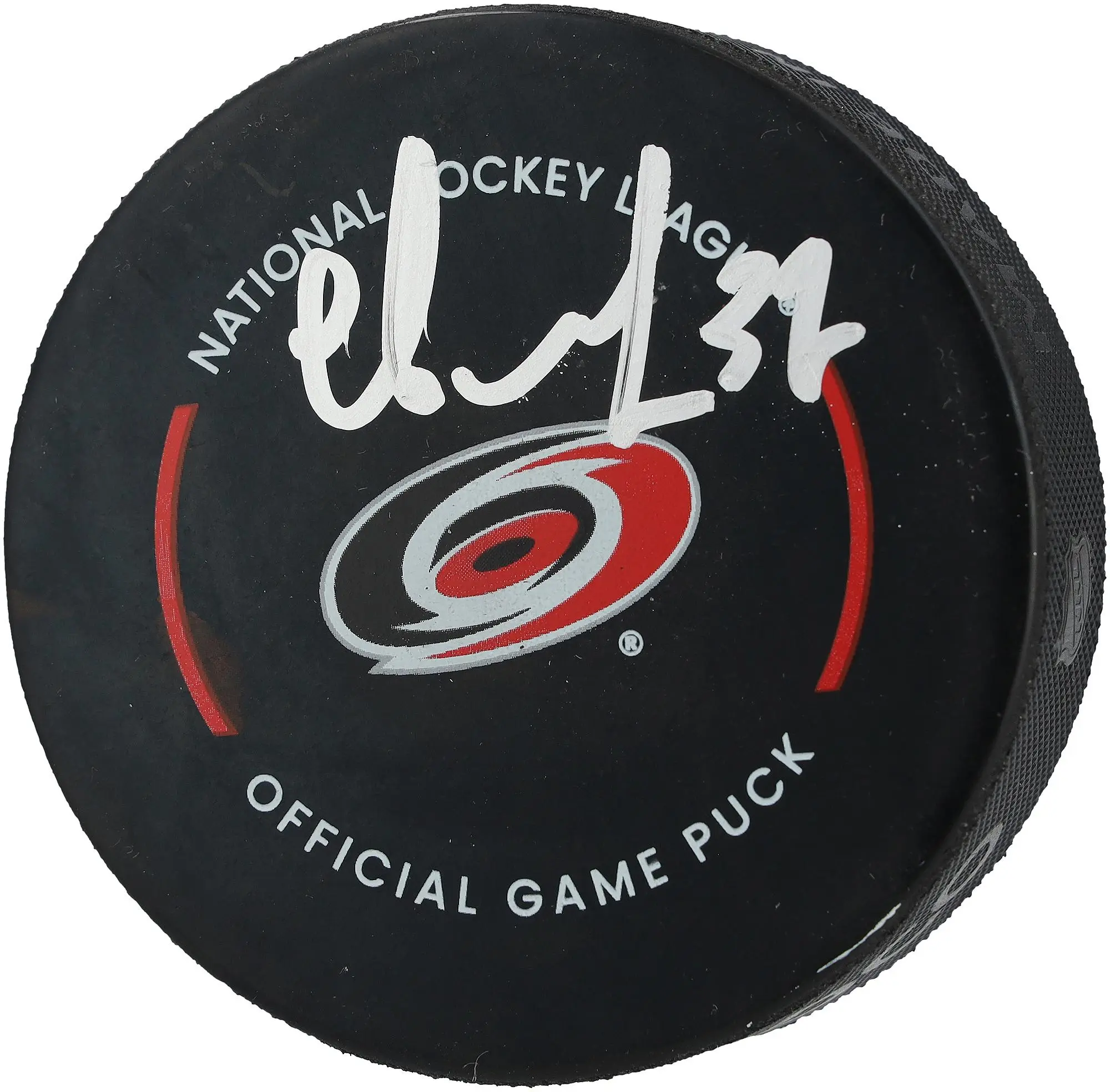 Andrei Svechnikov Carolina Hurricanes Autographed Official Game Puck - Fanatics Authentic Certified