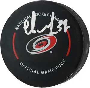 Andrei Svechnikov Carolina Hurricanes Autographed Official Game Puck - Fanatics Authentic Certified