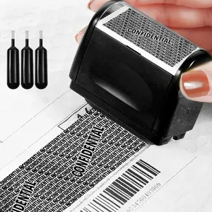 Top-Rated Privacy Roller Stamp : Permanently Hide Personal & Billing Info on Documents. The Ultimate Identity Protection for Home & Office Use - 100m Long-Lasting Roller.