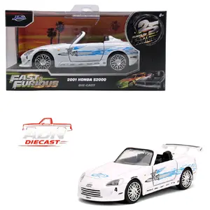 Jada 1:32 2001 Honda S2000 (Remix) -  White - Fast & Furious 25 Year  Anniversary