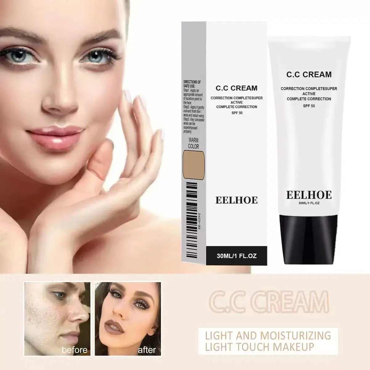 Hyaluronic Acid & Grape Seed Hydrating Face Primer - Pore Minimizing, Lightweight, Waterproof Makeup Base for All Skin Types, Even Skin Tone, Concealer & Foundation Prep, Transfer Proof Makeup Foundation Routine Essential, Non Toxic, Flawless Base, Makeup