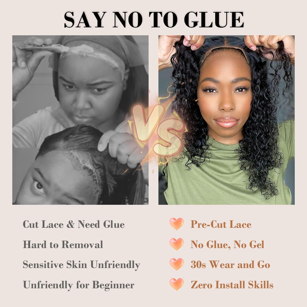 Bling Hair 32 34Inch 13x6 13x4 Lace Front Human Hair Wigs Pre Plucked For Women Deep Wave Human Hair Lace Frontal Wigs 180 Density Transparent Lace Wig Real Human Hair