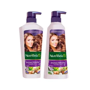 Nutribela 15 Enzimoterapia Shampoo 400mL + Acondicionador 400mL (2 Pack)