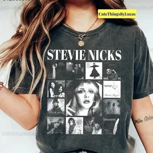 Stevie Nicks Vintage 90S Music Concert Tour Shirt Collection 2024 Shirt Casual Comfort