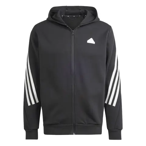 adidas Mens Future Icons 3-Stripes Hoodie Casual Outerwear Casual - Black