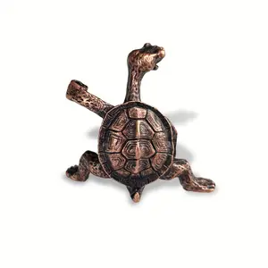 Metal Turtle Incense Holder - 1-Count Mini Incense Stick Burner, Fragrance-Infused Home Decor Ornament for Home Fragrance Needs