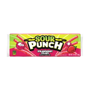 Sour Punch Strawberry Straws, 4.5oz Tray Sour Punch Strawberry Straws, 4.5oz Tray