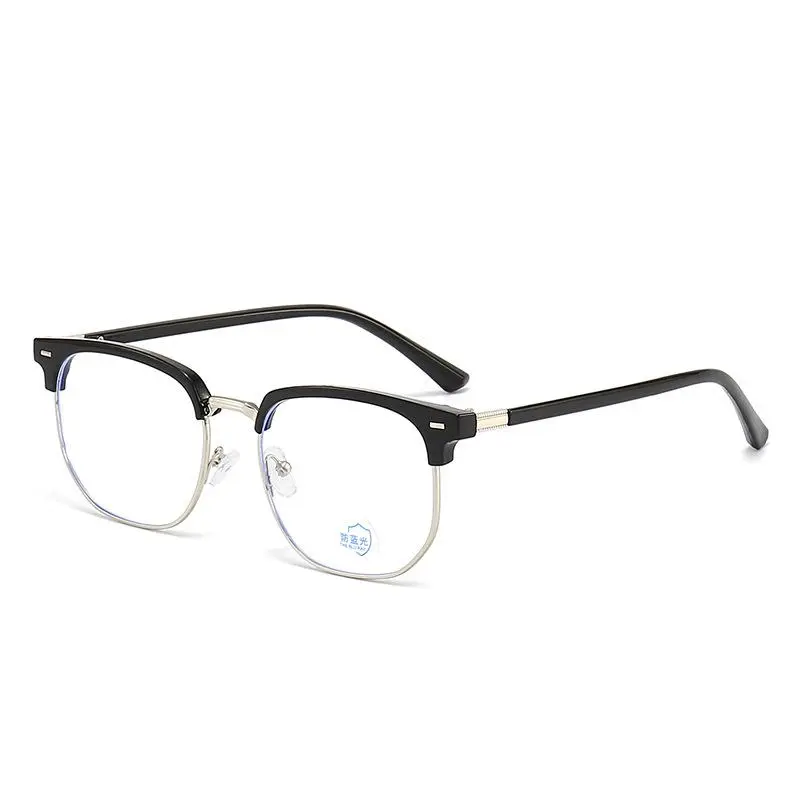 Photochromic Anti-Radiation Glasses for Men & Women, Vintage Eyebrow Frame, Fashion Eyewear with UV Protection, Trendy Glasses for Daily Use & Screen Time