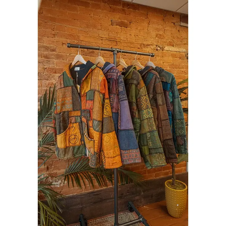 Reese Unisex Patchwork Lined Jacket