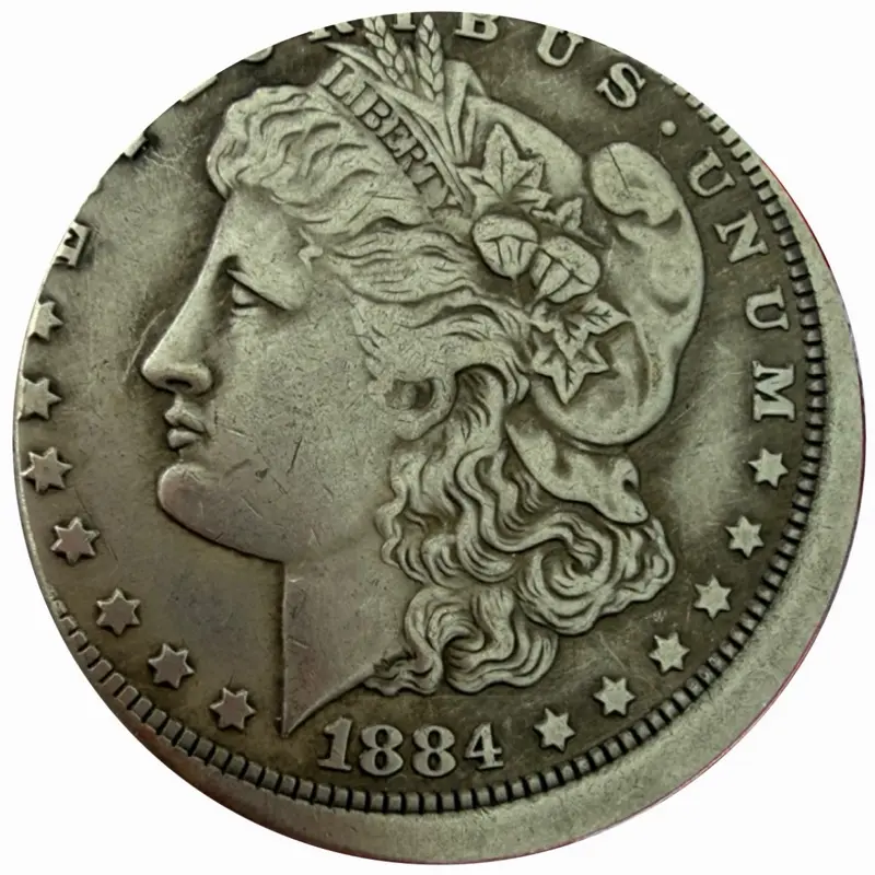1884 O Rare Morgan Dollar Coin With Error Die Collectible US World Coin