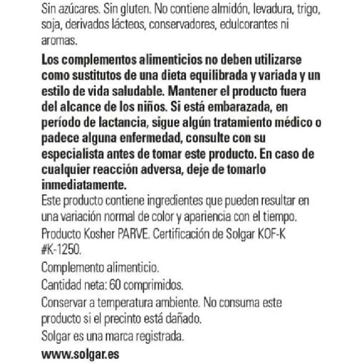 Solgar L-Carnitine 500 mg - 60 Tablets - Non-GMO, Vegan, Gluten Free, Dairy Free, Kosher - 30 Servings Healthcare Vitamin Edible Dietary