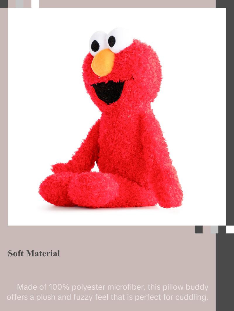 Jay Franco Sesame Street Elmo Fuzzy Pillow Buddy Jay Franco Sesame Street Elmo Fuzzy Pillow Buddy
