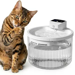 2000ml Cat Water Fountain, Automatic Cat Water Fountain, Intelligent and Silent, Automatic Circulation Filtration, Flowing Living Water, pet Water Dispenser, Dog Water