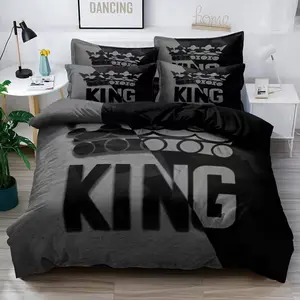 King Size Printed Bedding Set, Includes Duvet Cover & Pillowcases, High-Definition Seasonal Print, Home & Dorm Use, Easy Care