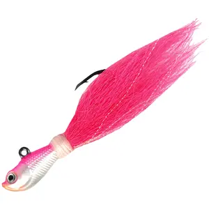 Eagle Claw Trokar Big Nasty Bucktail Jig Saltwater Fishing Lure - Pink
