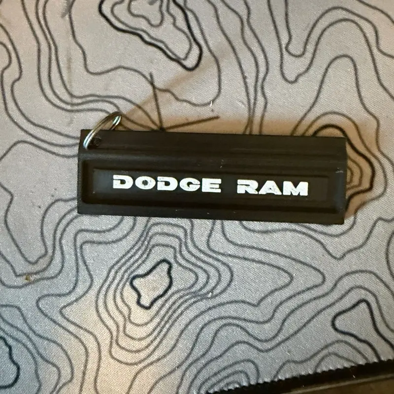 Classic Dodge Ram Tailgate Keychain