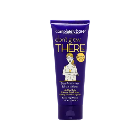 don't grow THERE Body Moisturizer & Hair Inhibitor Body Care Hair Removal Moisturizing Cream Plant Razor Body Waxing Body Shaving Spray