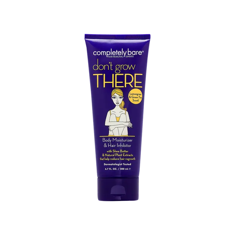 don't grow THERE Body Moisturizer & Hair Inhibitor Body Care Hair Removal Moisturizing Cream Plant Razor Body Waxing Body Shaving Spray