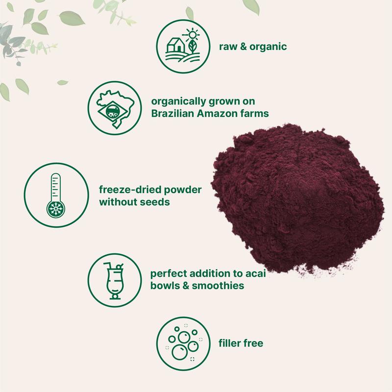 Micro Ingredients Organic Acai Berry Powder, 8oz