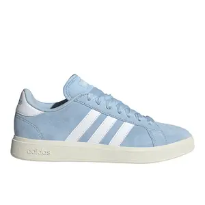 adidas Womens Grand Court Base 00S Lace Up Sneakers Shoes Casual - Blue