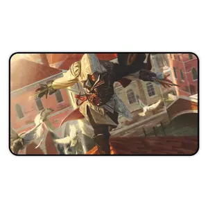 Ezio Assassin AC MTG Gaming Desk Mat Mouse Pad - Extra Large Mousepad Deskmat for PC Gamers, Streamers, Desk Accessories and Stylish Room Setup