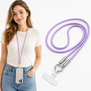 EndlesShine 4FT / 120cm Crossbody Phone Lanyard with USB-C Charging Cable, Cute Hands-Free Phone Strap, Supports up to 240W PD, Lightweight Neck Strap for Travel, Shopping, Concerts & Campus