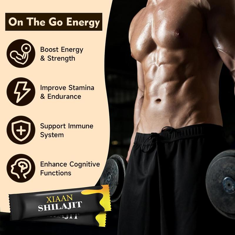 Shilajit Honey Sticks for Men & Women, 30 Ct – Pure Himalayan Blend with 85+ Minerals, 75%+ Fulvic Acid, Energy & Immunity