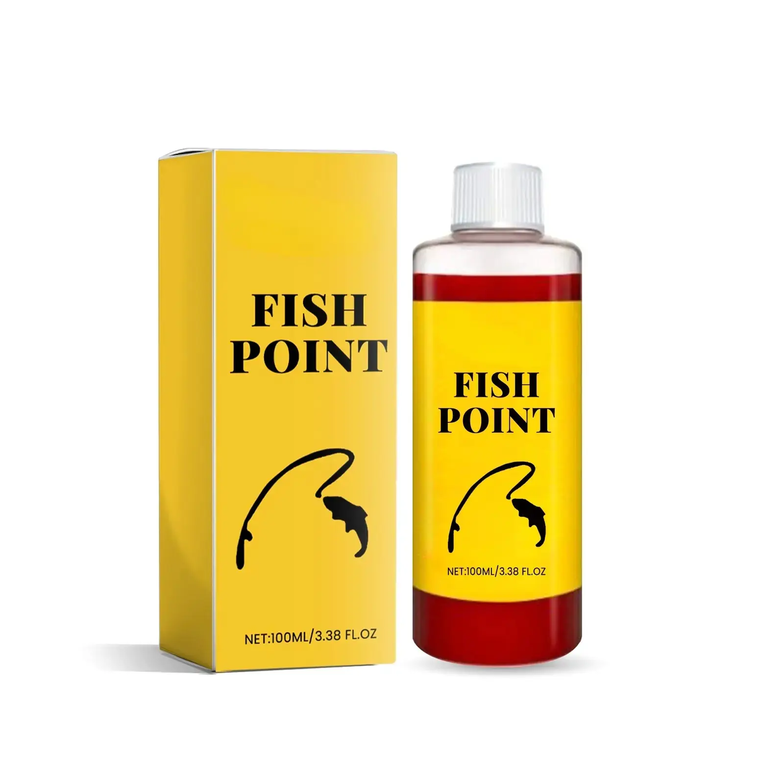 Red Worm Liquid Spray Fishing Bait Enhancer - Attracts Fish, Enhances Lures, Boosts Fishing Success, Powerful Scent Tackle for Aquatic Feeding