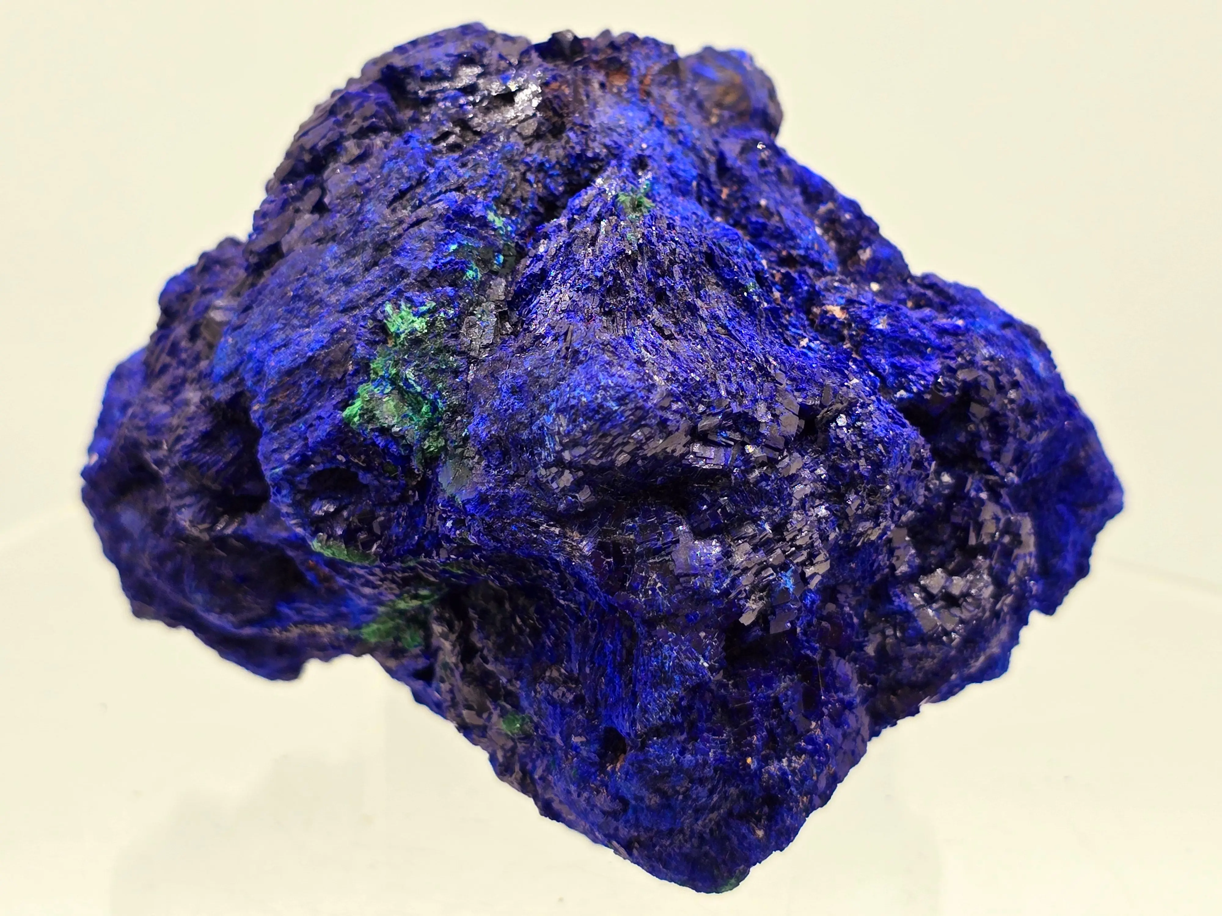 Semi-Finished Deep Indigo Blue Azurite Natural Crystal Pieces - Natural Gemstones Sourced from Blue Crystal Mine-San Juan County Utah USA, Multi-Size Collectibles for Third Eye Chakra Enhancement, Meditations to Calm the Mind