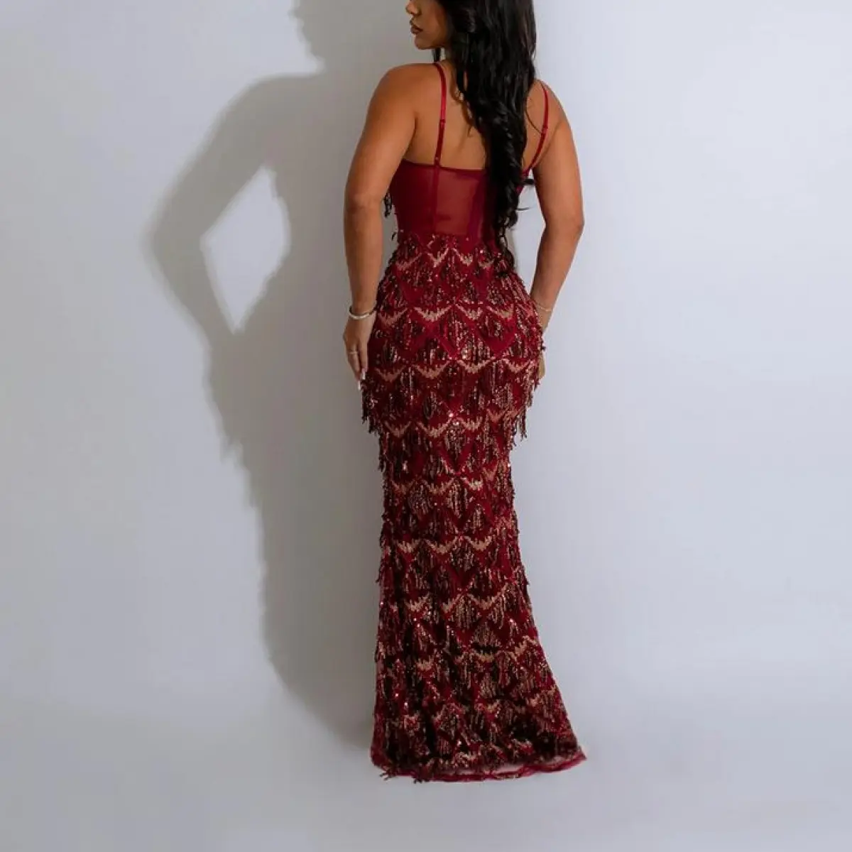low cut plunging neckline dress Eleanora Plunge Mini Dress