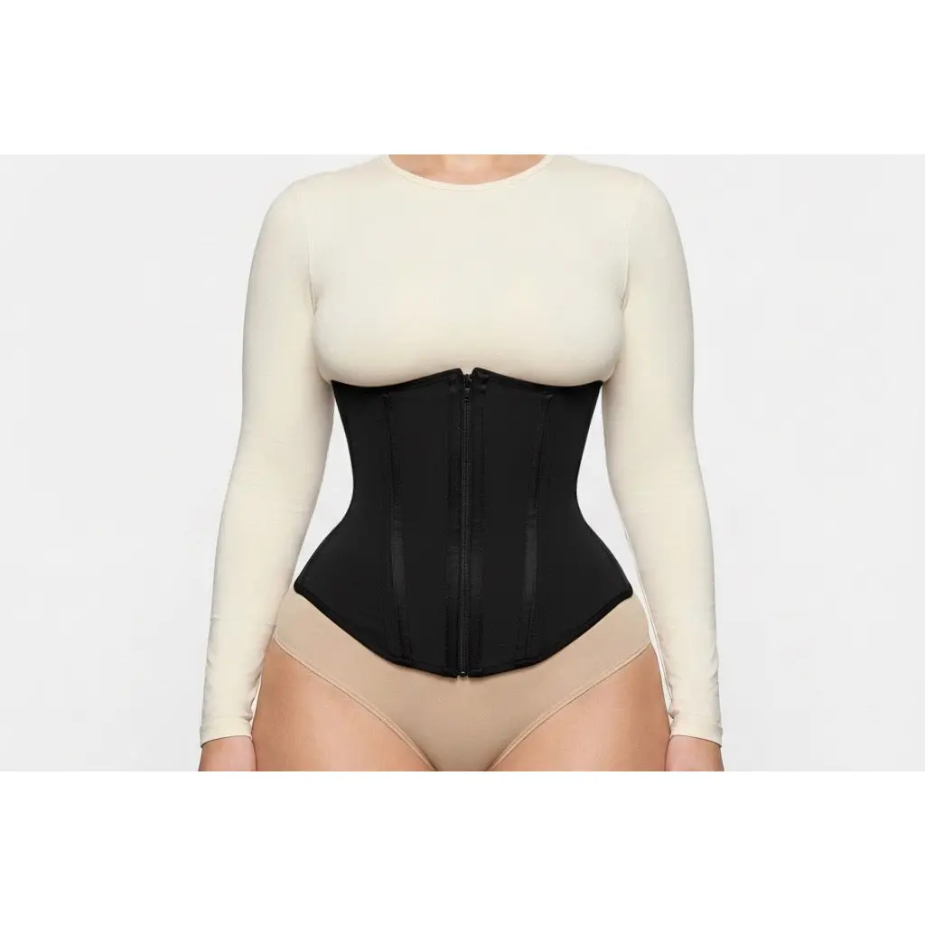 Elás Hourglass Corset Waist Trainer- Black