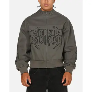 Saint Morta Crested Wing Jacket Aged Grey
