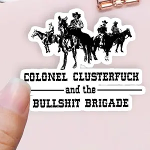 Western Cowboy Sticker, Cowboy Sticker, Rodeo, Country, Horse, Stickers for Laptop, Water Bottle, Skateboard