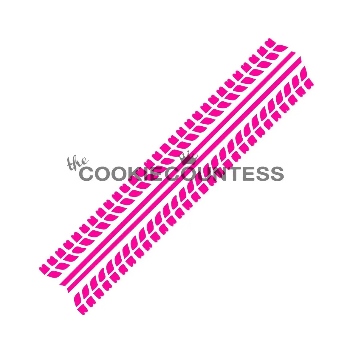 TIRE TRACKS STENCIL