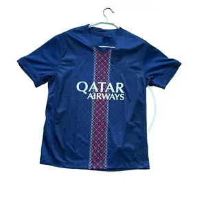 Avosezu Qatar Airways Cool Breathable Club Soccer Jersey for Adult Sports Wear Loose Round Neck Short Sleeve Ideal for Outdoor Competitions