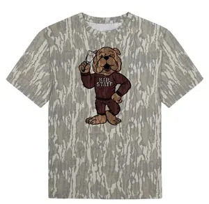MSU Bully - Mossy Oak Bottomland, Mossy Oak 3D Camo T Shirt, Hunting 3D Camo Tee, Camo 3D T Shirt, Gift For Him or Her