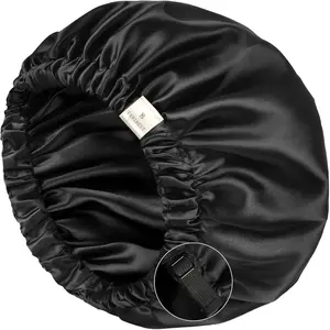 YANIBEST Silk Bonnet Satin Bonnet for Sleeping Women and Men, Adjustable Double Layer Hair Bonnet for Curly Braids Hair