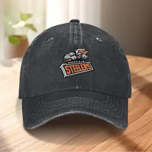 1 Piece, Unisex Cute Cartoon Print Sheffield Steelers Baseball Cap, Professional Sports Safety Gear Pattern Outdoor Street Casual Style, Date Travel Vacation Cycling Lightweight Cap, Back-to-School Season Fashion Dad Hat