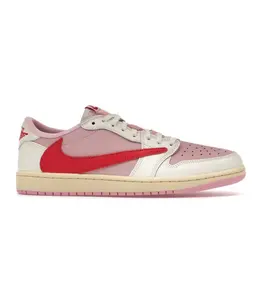 Jordan 1 Retro Low OG SP Travis Scott Sail Tropical Pink