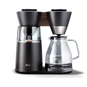 Melitta® Vision™ 12-Cup Luxe Drip Coffee Maker | Painted Black | Auto, Programmable (MCM002WULBK1)