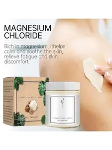 Mama-Bear Neuropathy Cream Magnesium Full Body Butter 114g for Pain Relief Skin Health Shea Cocoa Butter for Dry Skin Muscle Aches Stress
