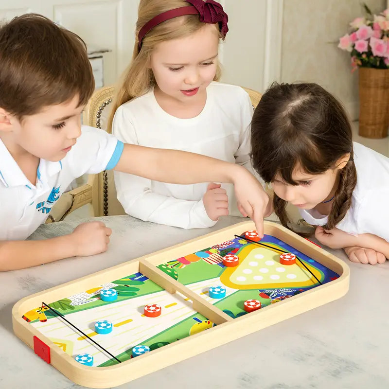 EDUTREE 5in1 Double-Sided Game Chess Set with Bowling & Soccer Games Colorful Pieces for Family Fun and Versatile Play, Mother's Day