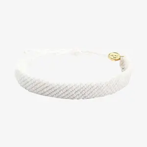 Flat Wide Woven Bracelet