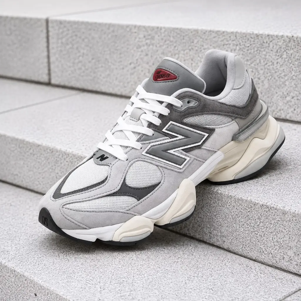New Balance 9060 Rain Cloud Grey Men's Fashion Sneaker New