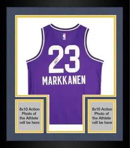 Framed Lauri Markkanen Utah Jazz Autographed Nike Purple 2023-34 City Swingman Jersey - Fanatics Authentic Certified