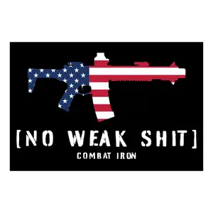 No Weak Shit USA Decal