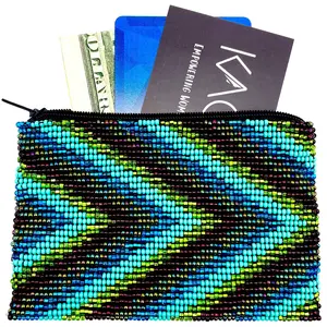 Blue & Green Arrow Zipper Pouch